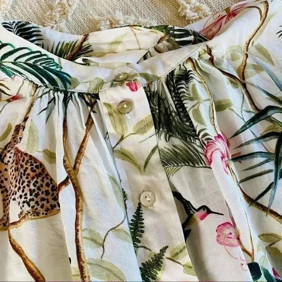 Bundle H&M Tropical Blouse - Picture 3 of 5